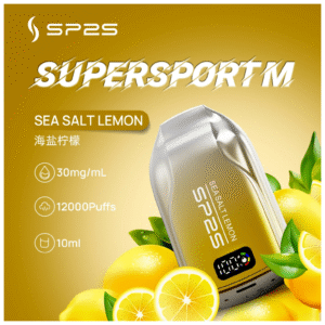 SP2S思博瑞電子煙一次性拋棄式12000口【海鹽檸檬】