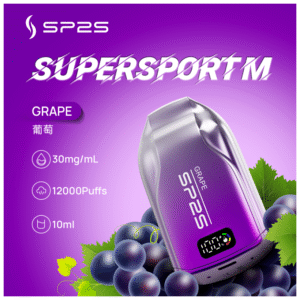 SP2S思博瑞電子煙一次性拋棄式12000口【葡萄】